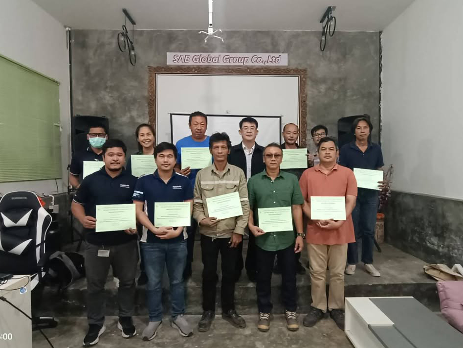 8 - https://sab-globalgroup.com | บ.เอสเอบี โกลบอล กรุ๊ป จำกัด - SAB Global Group Co., Ltd | ผู้เชี่ยวชาญบริการฝึกอบรมและที่ปรึกษาด้านอาชีวอนามัย ความปลอดภัย และสิ่งแวดล้อมครบวงจร ด้วยทีมงานมากประสบการณ์กว่า 30 ปี มุ่งมั่นพัฒนาบุคลากรและขับเคลื่อนธุรกิจสู่ความสำเร็จอย่างยั่งยืน